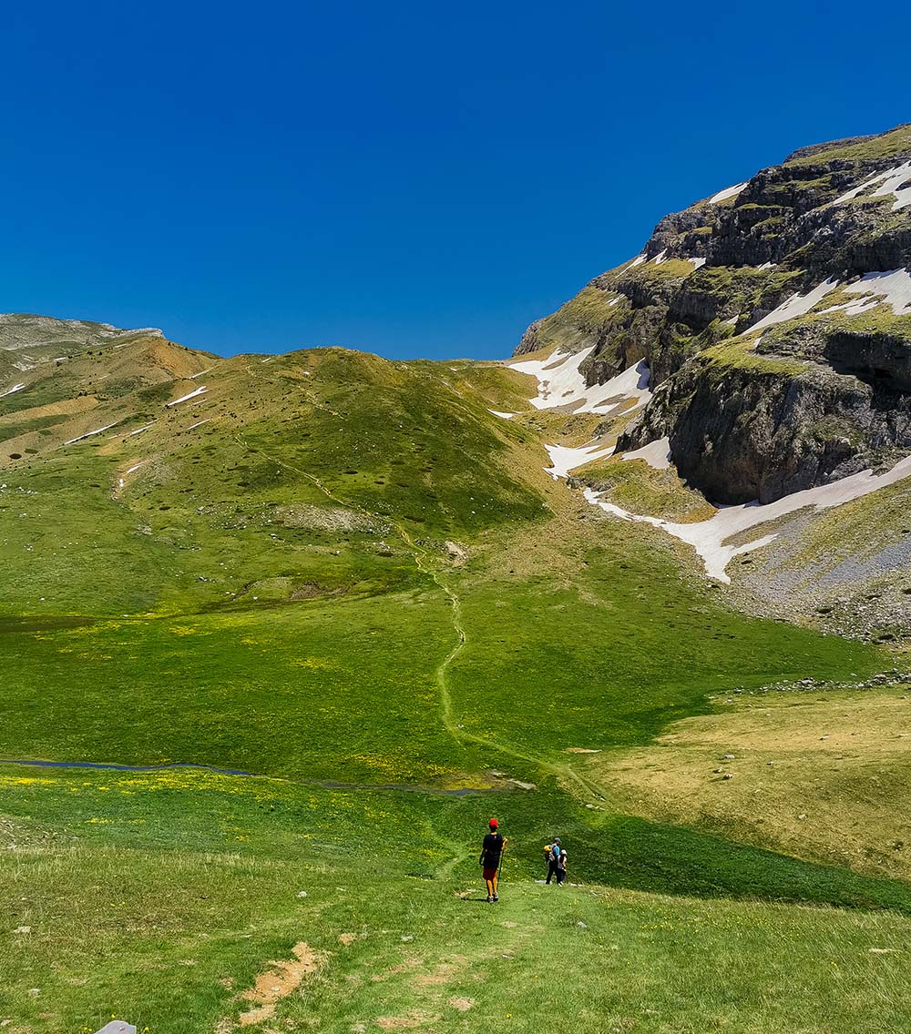 Final Ascent to Dragon Lake, Epirus, Greece